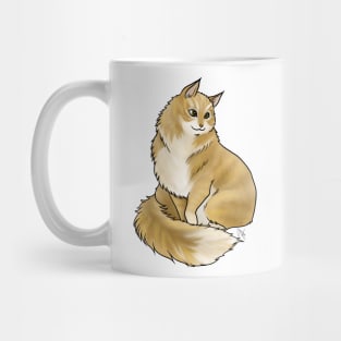 Cat - Siberian Cat - Cream Bicolor Mug